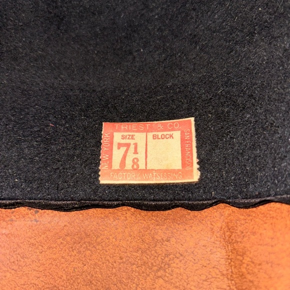 Welsh Driscoll & Buck 50s era Bowler Hat 7 1/8​ - Picture 9 of 10